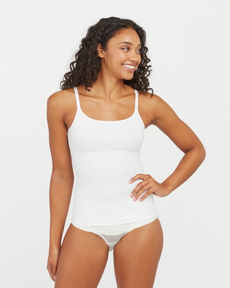 Spanx Socialight Women's Cami White | 92SWXNUCK