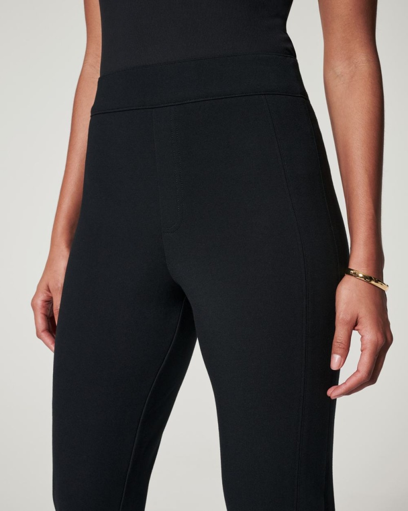 Spanx The Perfect Pant, Slim Straight Women's Pants Black | 58PSRIYXL