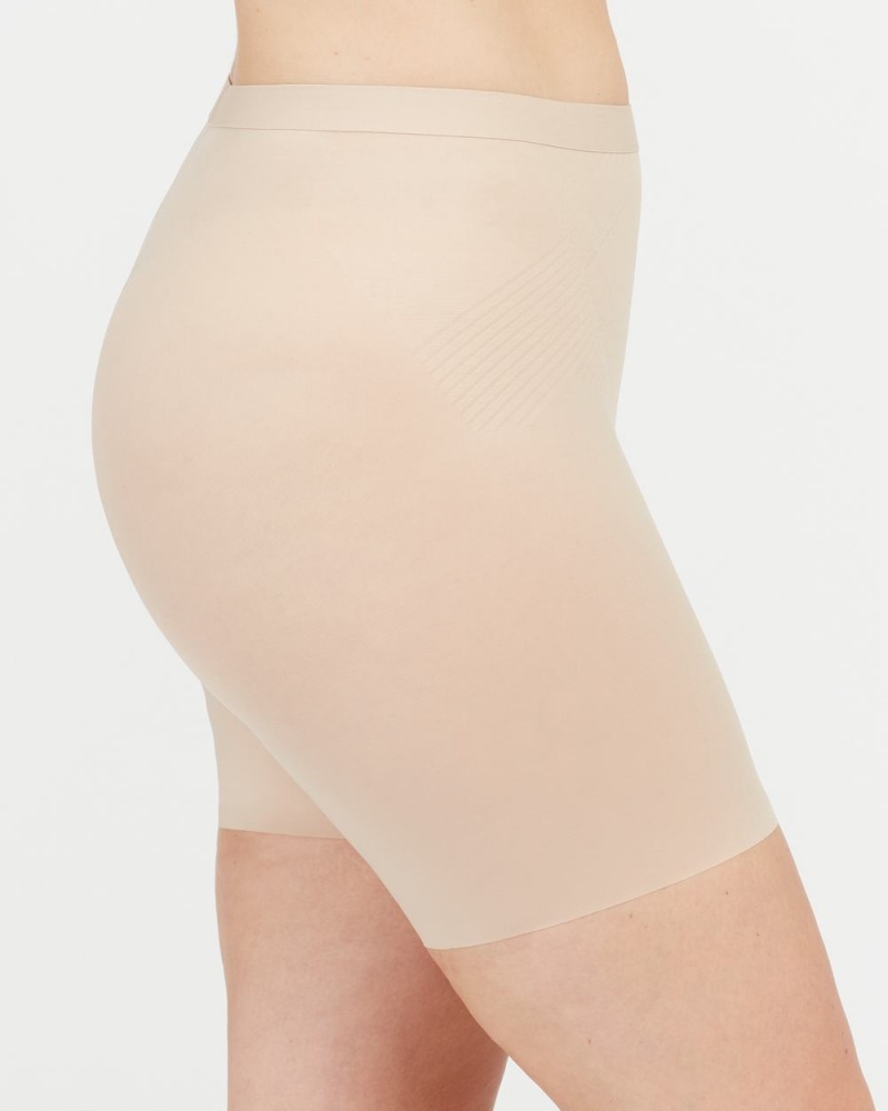 Spanx Thinstincts® 2.0 Girl Women's Shorts Beige | 47VQDBWPY