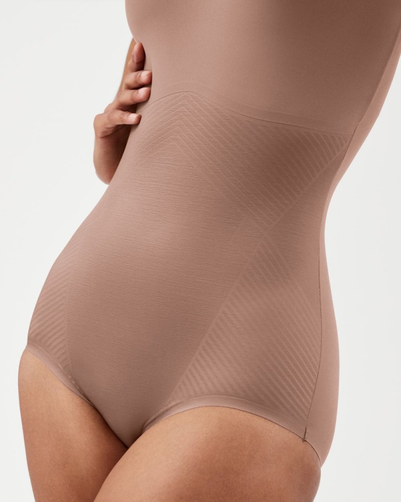 Spanx Thinstincts® 2.0 Tank Panty Women's Bodysuits Cafe Au Lait | 84GEDSANV