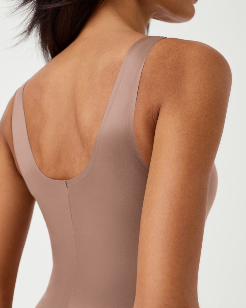 Spanx Thinstincts® 2.0 Tank Panty Women's Bodysuits Cafe Au Lait | 84GEDSANV