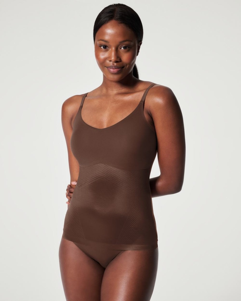 Spanx Thinstincts® 2.0 Women's Cami Brown | 67LTQGIPV