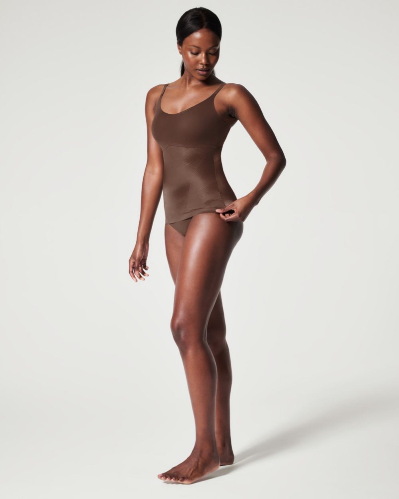 Spanx Thinstincts® 2.0 Women's Cami Brown | 67LTQGIPV