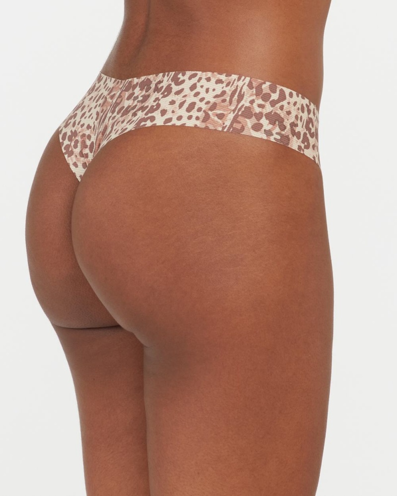 Spanx Under Statements® Women's Thong Leopard | 18FEACDPZ