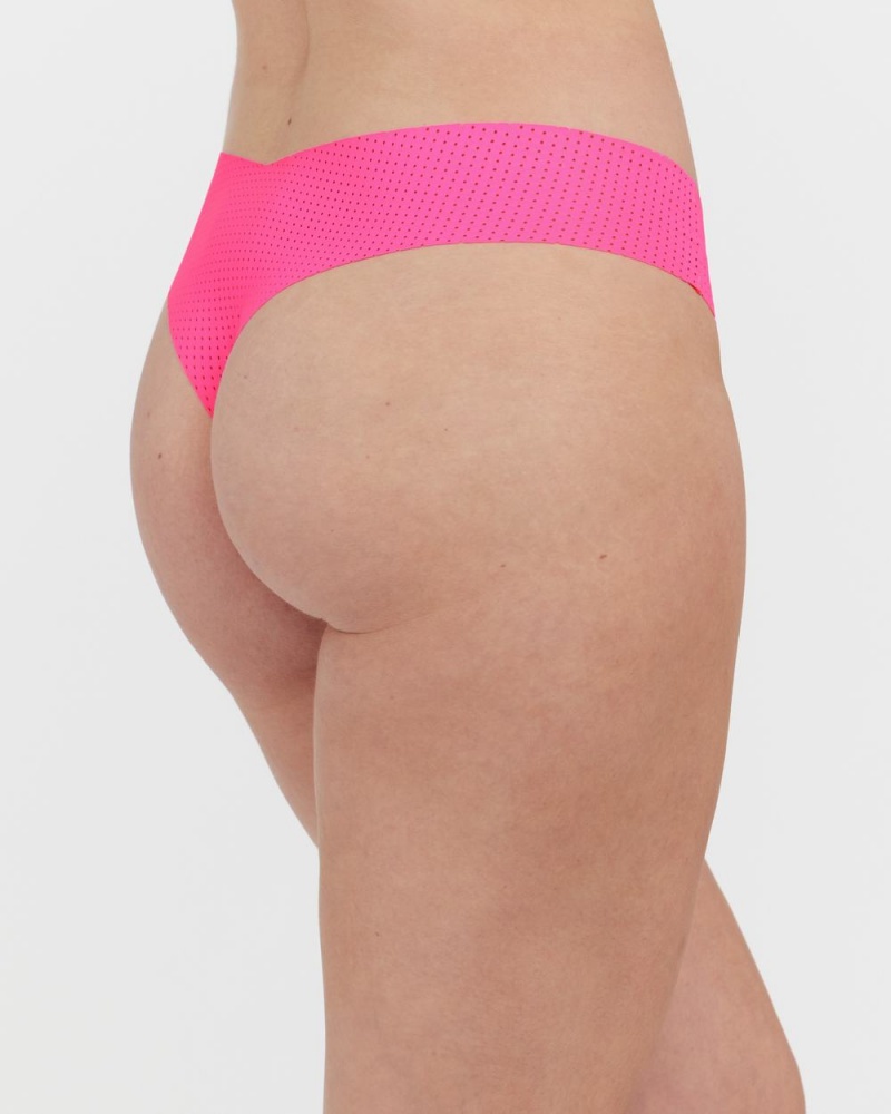 Spanx Under Statements® Women's Thong Pink | 25ILTNBJR