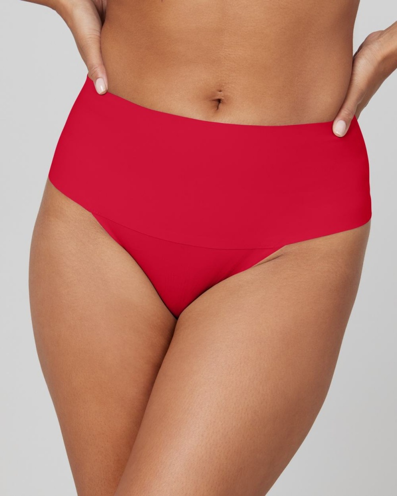 Spanx Undie-tectable® Women\'s Panties Red | 41VFWZKXG