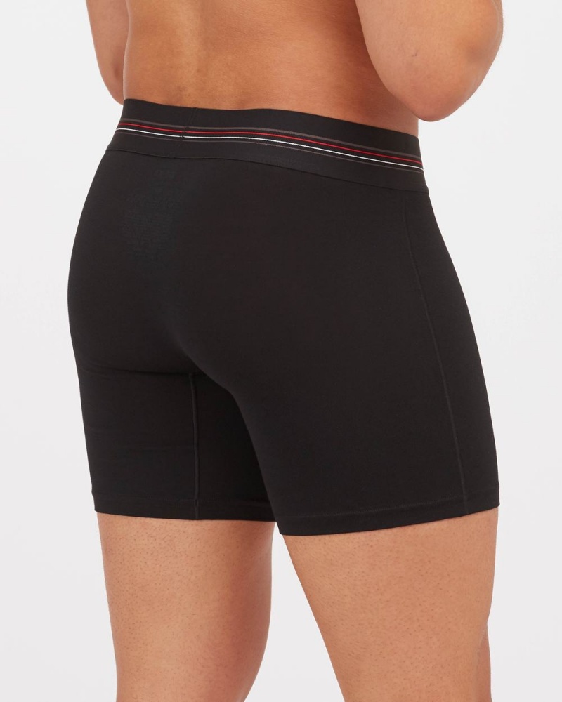 Spanx Zero Sculpt Cotton Modal Boxer Men's Briefs Black | 26MTGICHO